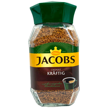 Кава розчинна крафтіг Якобс Jacobs kraftig 190g 6шт/ящ