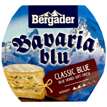 Сыр мягкий блю бавария Бергадер bavaria blu Bergader 150g 8шт/ящ