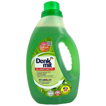 Гель для прання універсальний Денк Міт Denk Mit vollwaschmittel green sensation 20р 1,1L 6шт/ящ