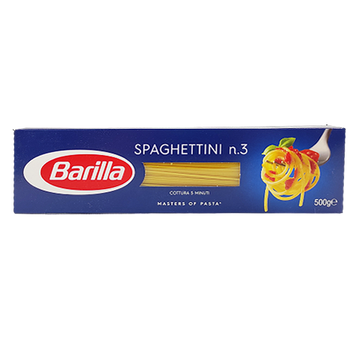 Спагетті спагеттіні №3 Барілла Barilla spagettini 500g 24шт/ящ