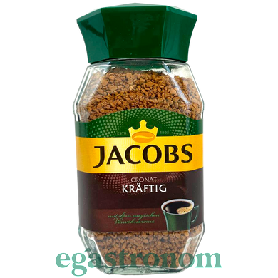 Кофе растворимый крафтог Якобс Jacobs kraftig 190g 6шт/ящ