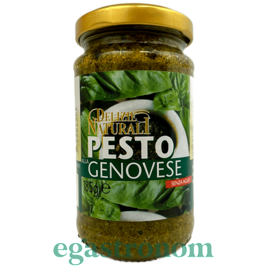 Соус песто генуезький без часнику Делізе Натурал Delizie Natural genovese 185g 12шт/ящ