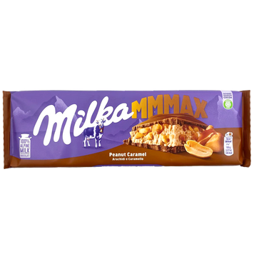 Шоколад арахіс карамель Мілка Milka mmMax peanut сaramel 276g 13шт/ящ