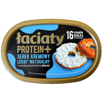 Крем-сир натуральний протеїновий Лаціата Łaciaty Protein+ 135g 12шт/ящ