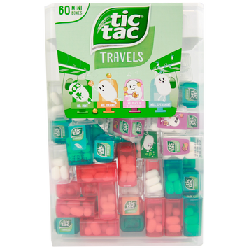 Драже міні подорож Тік Так Tic Tac travels 228g (60*3,2g) 16пач/ящ