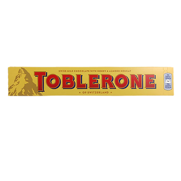 Шоколад молочний з медом та мигдальною нугою Тоблероне Toblerone 100g 20шт/ящ