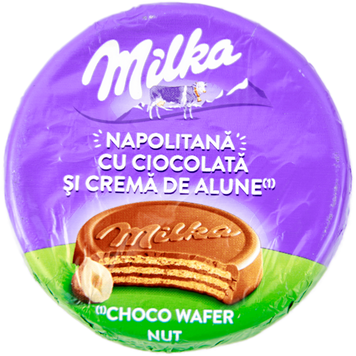 Вафли фундук Милка Milka choko wafer nut 30g 30шт/нач 4нач/ящ