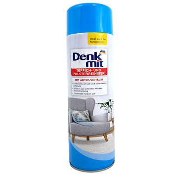 Піна для чищення килимів та м'яких меблів Денк Міт Denk Mit teppich polsterschaum 600ml 12шт/ящ