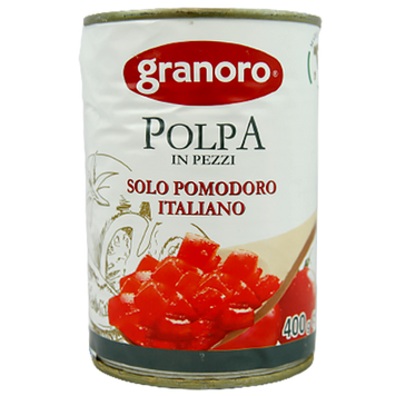 Польпа з кусочками Граноро Granoro polpa in pezzi 400g 24шт/ящ