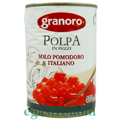 Польпа з кусочками Граноро Granoro polpa in pezzi 400g 24шт/ящ