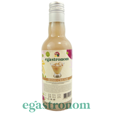 Сироп ірландський крем Єгастроном Egastronom irish cream 275ml 16шт/ящ