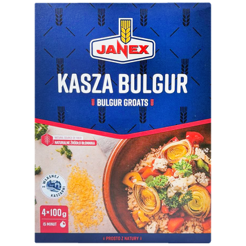 Крупа булгур Джанекс Janex 4*100g 400g 12шт/ящ