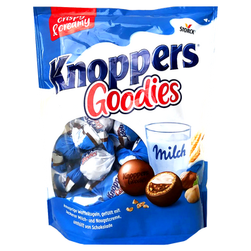 Цукерки шоколадні Кноперс Knoppers goodies 180g 18шт/ящ