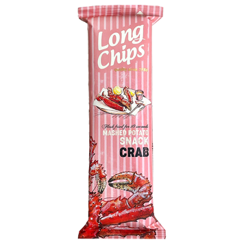 Чипси краб Лонг Чіпс Long Chips crab 75g 20шт/ящ