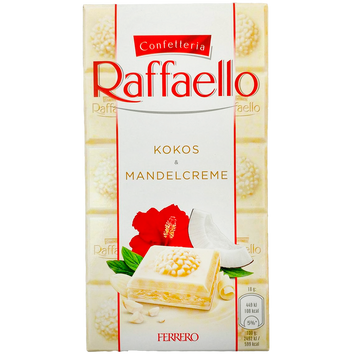 Шоколад білий з кокосом та мигдалем Ферреро Роше Ferrero Rocher 90g 8шт/ящ