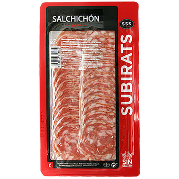 Ковбаса нарізка салчісон Субіратс Subirats salchichon 100g 15шт/ящ