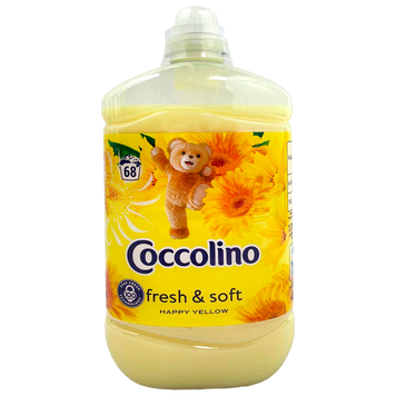 Ополіскувач для прання жовтий Коколіно Сoccolino happy yellow 74p 1,7L 6шт/ящ