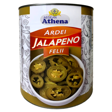 Перець халапеньйо різаний Атена Athena 3,1/1,5kg 6шт/ящ