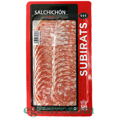 Колбаса нарезка салчисон Субиратс Subirats salchichon 100g 15шт/ящ