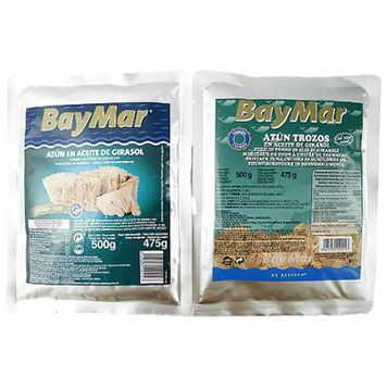 Тунець у соняшниковій олії в фользі БайМар BayMar de girasol 500g 10шт/ящ