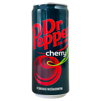 Напій газований вишня Др. Пеппер Dr. Pepper cherry 330ml 24шт/ящ