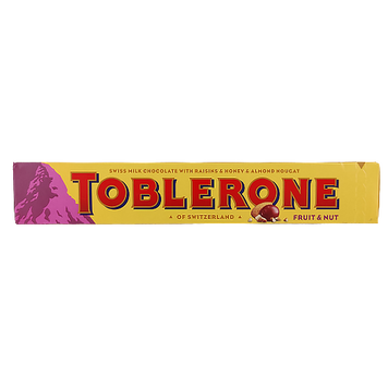 Шоколад молочний з фруктами та горіхами (фіол.) Тоблероне Toblerone 100g 20шт/ящ