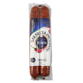 Колбаса салями блу пикантная Сальсичи Salsiccia blu Italia picante 1,2kg