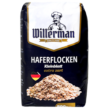 Пластівці вівсяні Віллерман Willerman 500g 10шт/ящ
