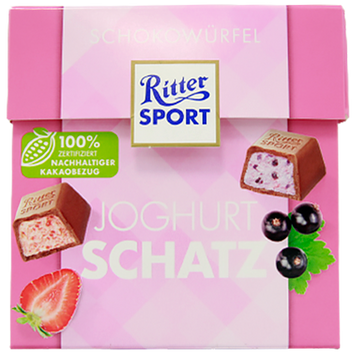 Цукерки Ріттер Спорт асорті йогуртів Ritter Spor joghurt 176g 4шт/ящ