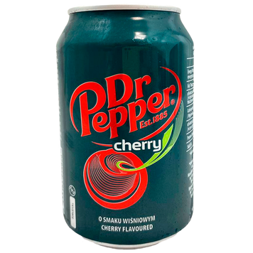 Напиток газированный вишня Др. Пеппер Dr. Pepper cherry 330ml 24шт/ящ