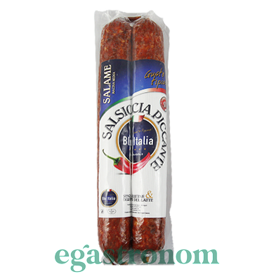 Колбаса салями блу пикантная Сальсичи Salsiccia blu Italia picante 1,2kg