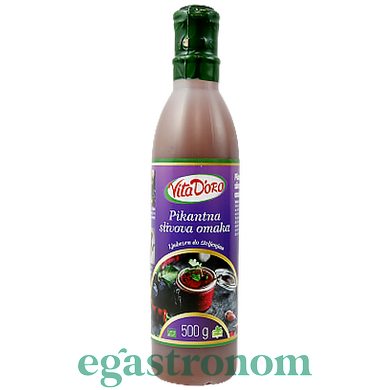 Соус сливово-часниковий ВітаДоро VitaDoro pikantna slivova omaka 500ml 12шт/ящ