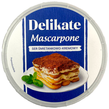 Крем-сир маскарпоне Делікате Delikate 250g 12шт/ящ