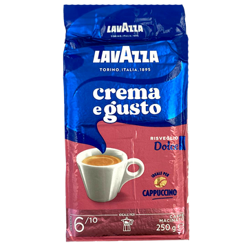 Кава крема е густо дольче колір (мелена) Лавацца Lavazza crema e gusto dolce 250g 20шт/ящ