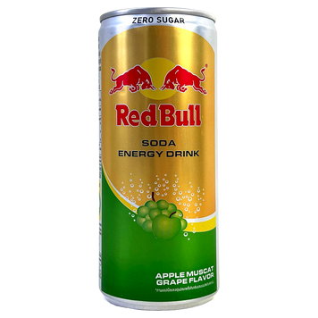 Напій енергетичний без цукру яблуко і виноград Ред Бул Red Bull apple & muscat grape 250ml 24шт/ящ