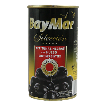 Маслины с косточкой БайМар BayMar ж/б 350g 12шт/ящ