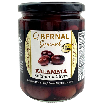 Оливки каламата Бернал Bernal kalamata 250/436g 12шт/ящ