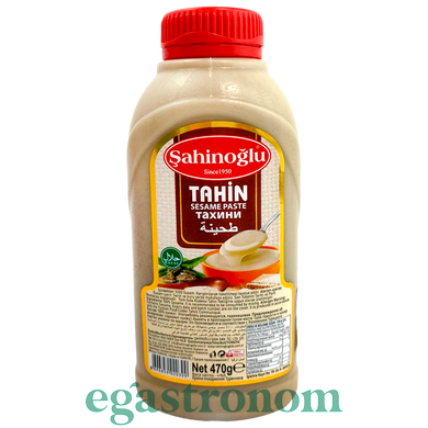 Кунжутна паста тахіні Сахіноглу Sahinoglu tahin 470g 12шт/ящ