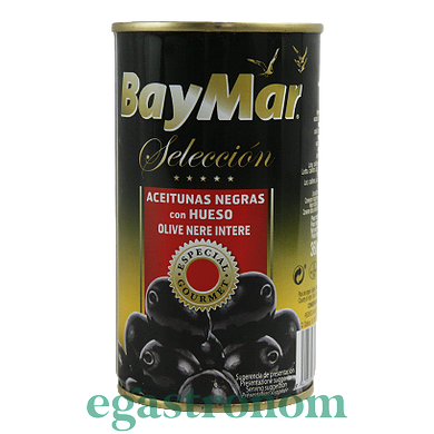 Маслины с косточкой БайМар BayMar ж/б 350g 12шт/ящ