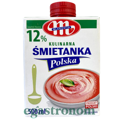 Вершки 12% Млековіта Mlekovita 500ml 6шт/ящ