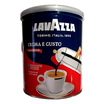 Кофе крема густо (мелен) ж/б Ловаться Lavazza crema gusto 250g 12шт/ящ