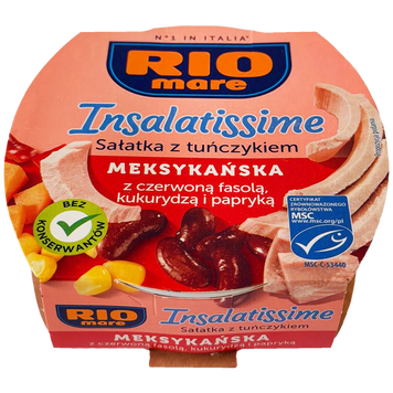 Салат з тунцем мексиканський Ріо маре Rio mare tuna meksykanska 160g 10шт/ящ