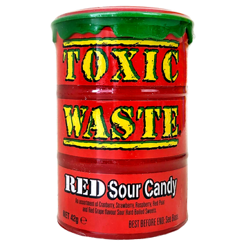 Льодяники кислі Токсік Вейст Toxic Waste 42g 12шт/ящ