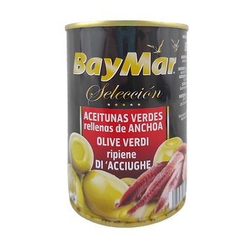 Оливки з анчоусами БайМар BayMar 130/300g 12шт/ящ