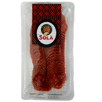 Ковбаса нарізка сельська Сола Sola 100g 20шт/ящ