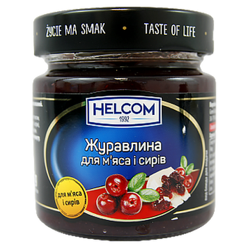 Варенье из Клюквы Хелком Helcom 210g 8шт/ящ