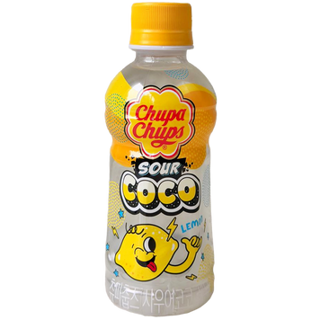 Напій газований лимон та кокос Чупа Чупс Chupa Chups sour coco lemon 240ml 6шт/ящ