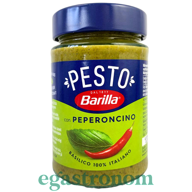 Соус песто перерони с базиликом Барилла Barilla con peperoncino 190g 12шт/ящ