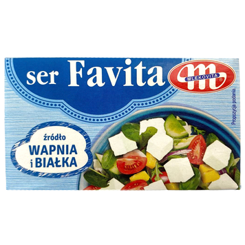 Сир фета фавіта 18% Млековіта Mlekovita favita 270g 6шт/ящ