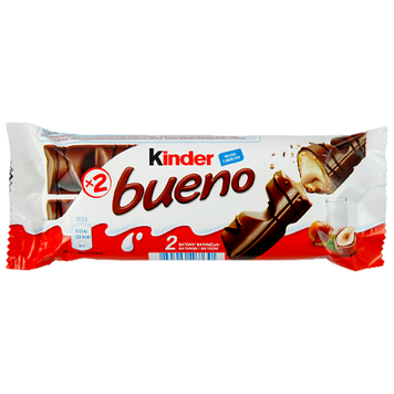 Вафельний батончик буено молочний шоколад Кіндер Kinder bueno 39g 15шт/ящ